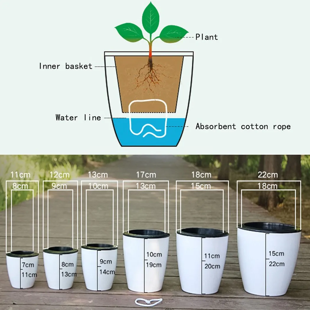 鉢植えの日曜大工の植物,花の植え付け用のプランター,テーブル - Aloe Vera Pot のレビューと価格