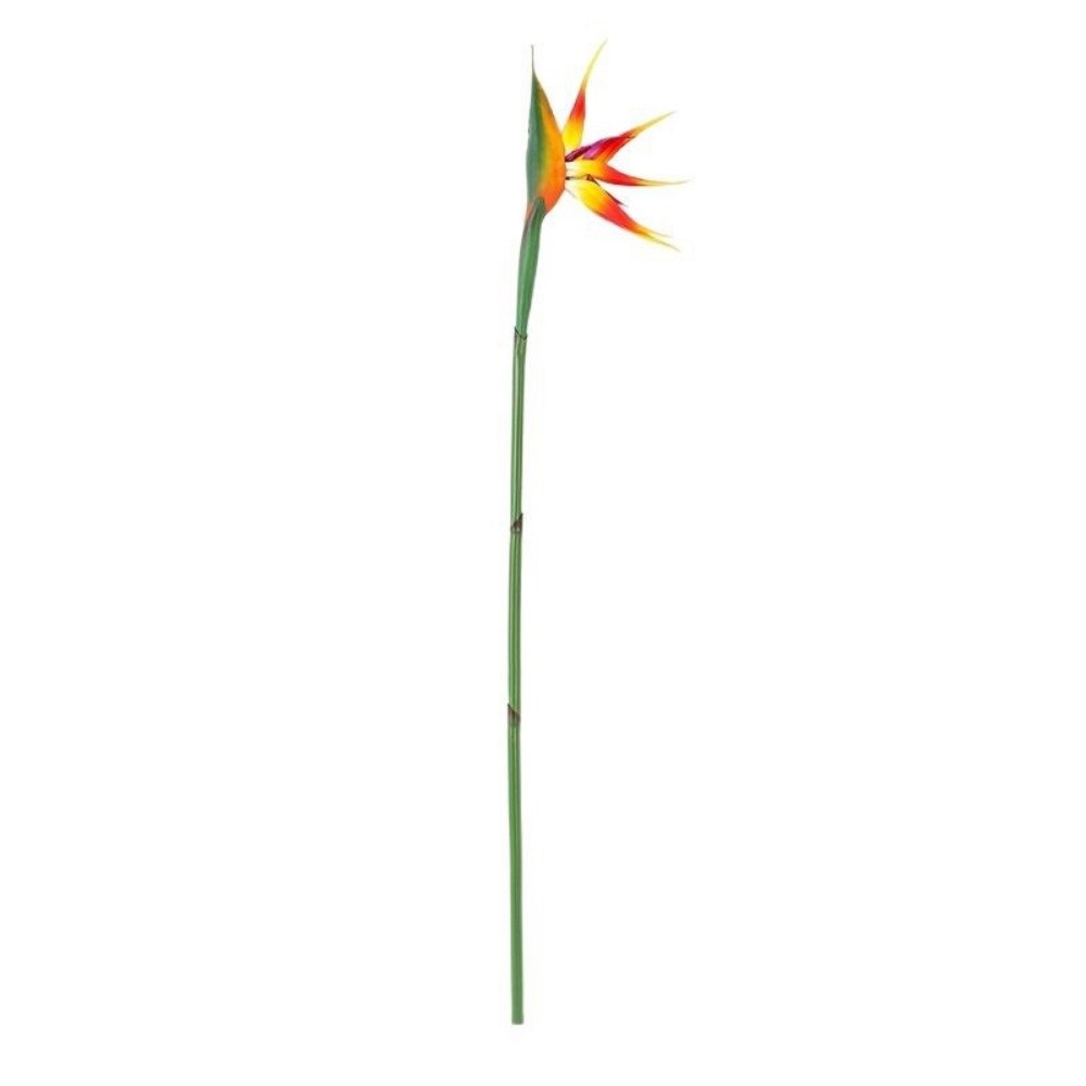 新しいロングステム人工極楽鳥花、本物のような質感のDIYフェ - Bird Paradise Strelitzia のレビューと価格