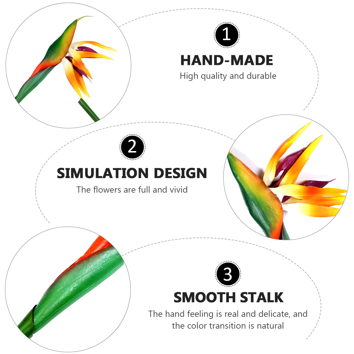 フェイクバードオブパラダイス 人工ストレリツィアフラワー リ - Bird Paradise Strelitzia のレビューと価格